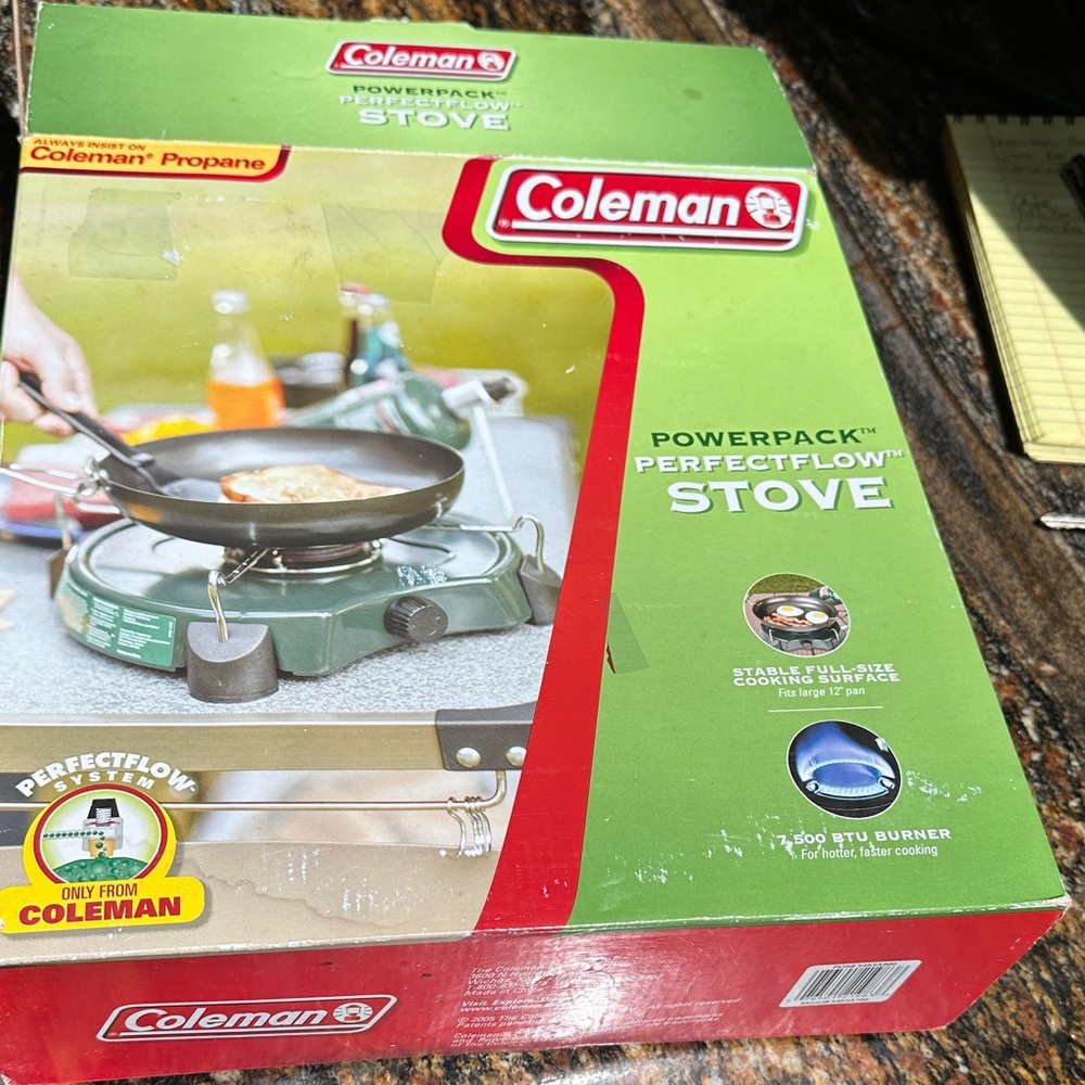 Coleman Green Portable Powerpack Perfectflow 7,500 BTU Burner